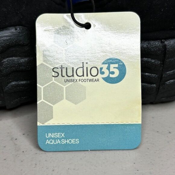 Studio35 Blue Black Water Shoe Unisex Medium Mens Size 9.5 Womens‎ 11 - Picture 7 of 8